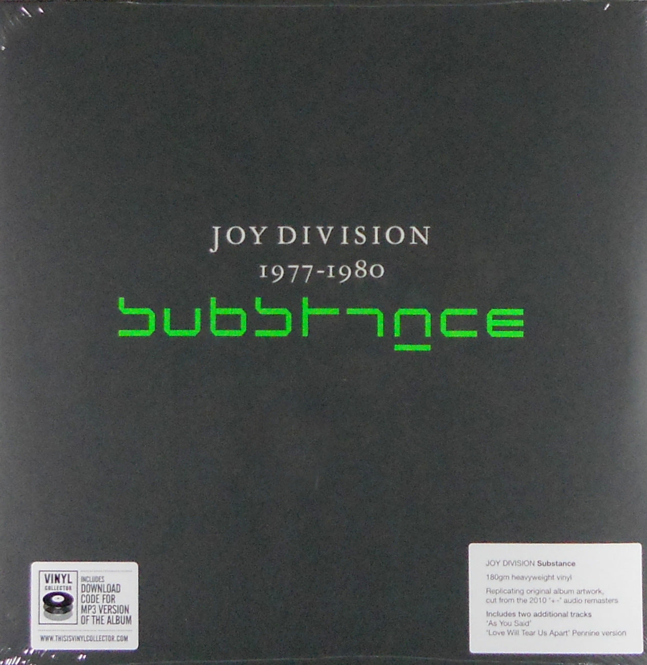 JOY DIVISION substance 1977-1980 LP